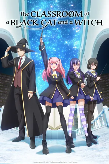 Poster von The Classroom of a Black Cat and a Witch